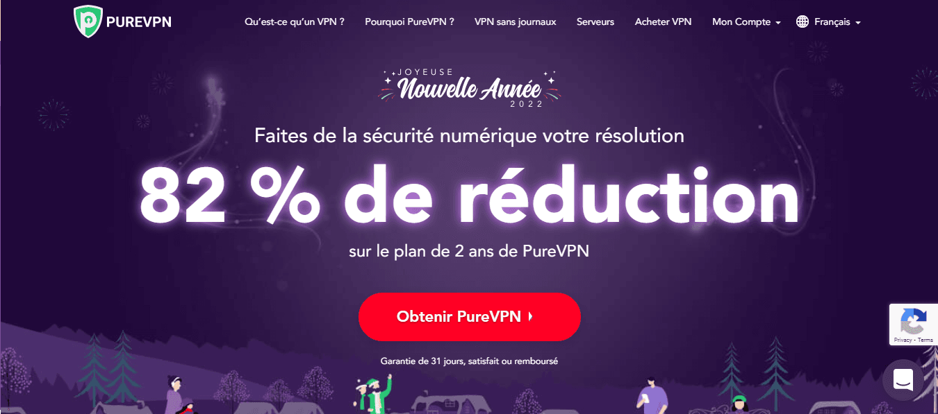 screenshot purevpn