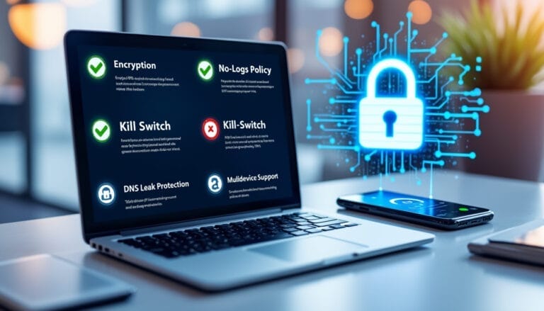 Lire la suite à propos de l’article Guide des fonctionnalités de sécurité à rechercher dans un VPN
