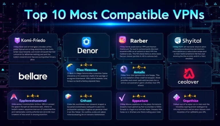 Lire la suite à propos de l’article Top 10 des VPN les plus compatibles